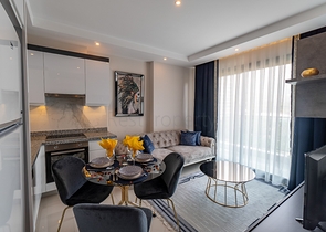 Двухкомнатная меблированная квартира в Махмутларе