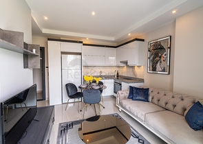 Двухкомнатная меблированная квартира в Махмутларе