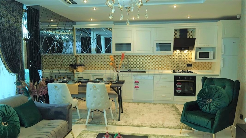 Меблированная квартира 2+1 в 50 м от моря 