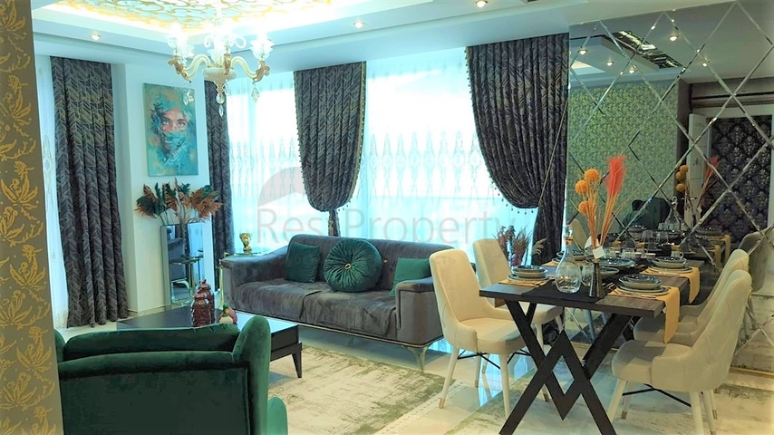 Меблированная квартира 2+1 в 50 м от моря 