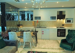 Меблированная квартира 2+1 в 50 м от моря 