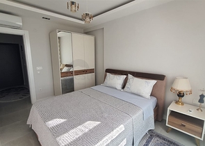 Меблированная квартира 2+1 в 50 м от моря 