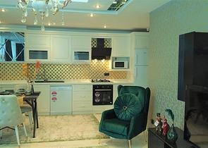 Меблированная квартира 2+1 в 50 м от моря 