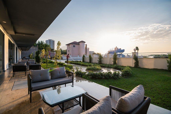 Меблированная двухкомнатная квартира в районе Махмутлар