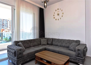 Меблированная двухкомнатная квартира в районе Махмутлар