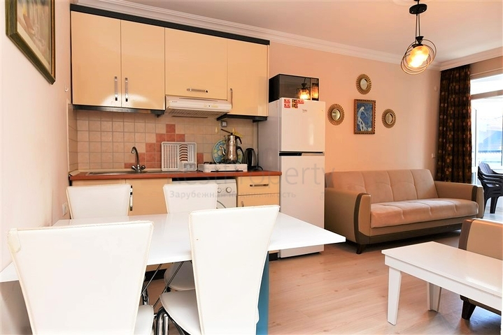 Квартира 1+1 в комплексе в районе Оба 