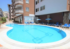 Квартира 1+1 в комплексе в районе Оба 