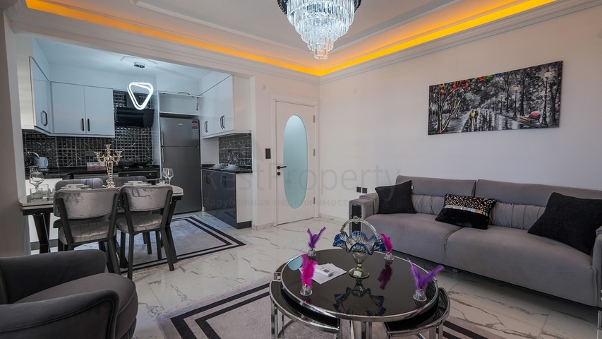 Апартаменты 2+1 в районе Махмутлар