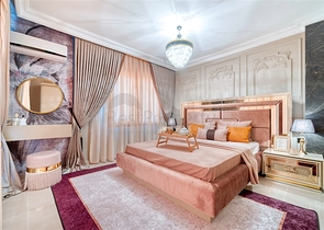 Квартира 2+1 с дизайнерским ремонтом в одном из самых зеленых комплексов Алании