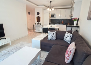 Меблированная квартира 1+1 в районе Оба