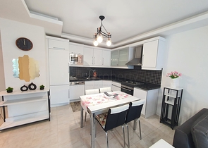 Меблированная квартира 1+1 в районе Оба