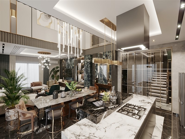 Видовые виллы под гражданство в Оба