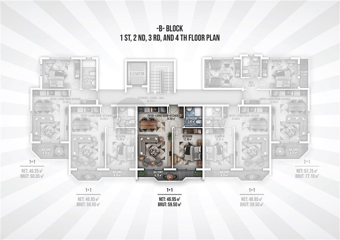 Инвестиционный проект в 400м от моря в районе Окурджалар