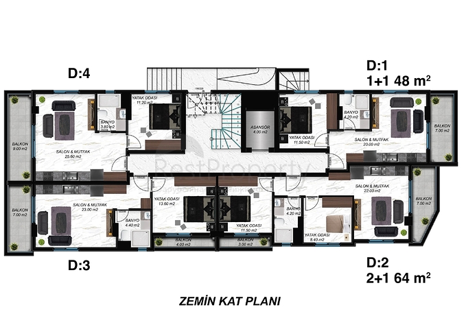 Выгодный инвестиционный проект в районе Клеопатра