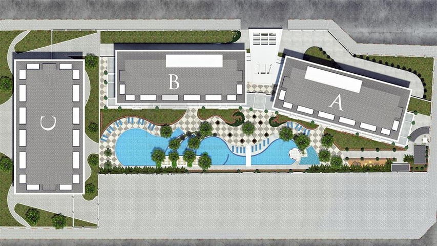 Квартира 2+1 в комплексе бизнес класса на Клеопатре