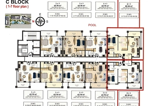 Квартира 2+1 в комплексе бизнес класса на Клеопатре