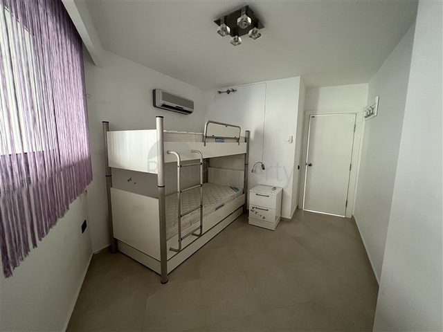 Квартира 2+1 с видом на море в востребованном районе Оба