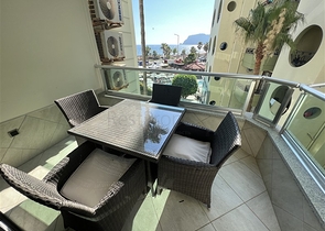 Квартира 2+1 с видом на море в востребованном районе Оба