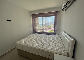 Квартира 2+1 с видом на море в востребованном районе Оба