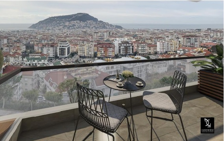 Апартаменты 3+1 в центре Алании 