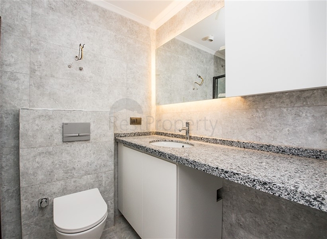 Квартира 1+1 в районе пляжа Клеопатра по выгодной цене 