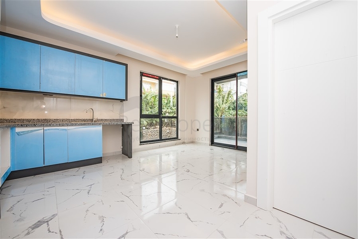 Квартира 1+1 в районе пляжа Клеопатра по выгодной цене 