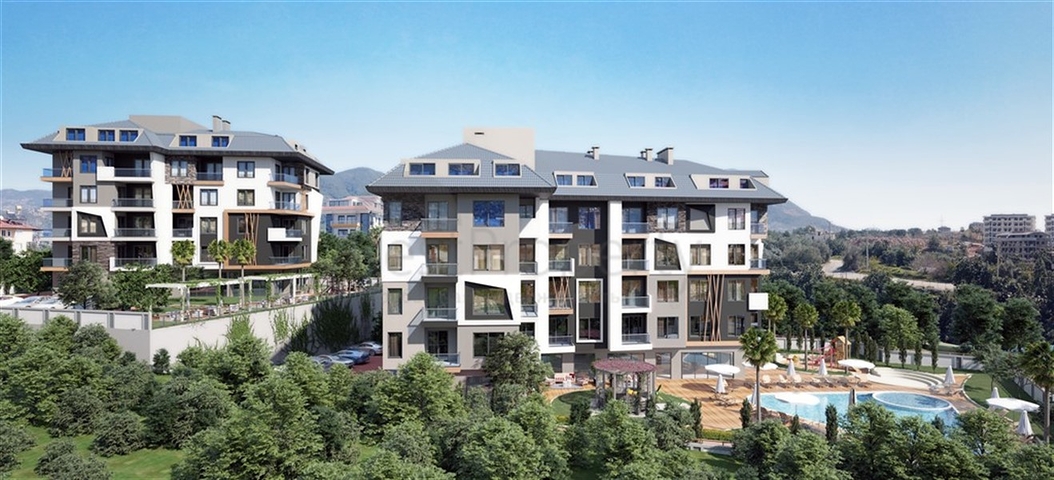 Апартаменты 1+1 в верхнем Оба