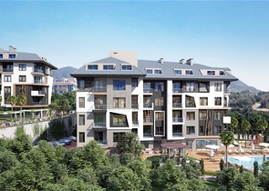 Апартаменты 1+1 в верхнем Оба