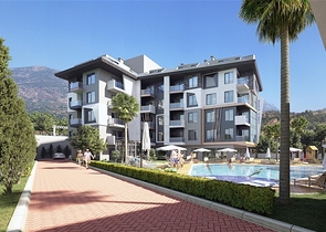 Апартаменты 1+1 в верхнем Оба