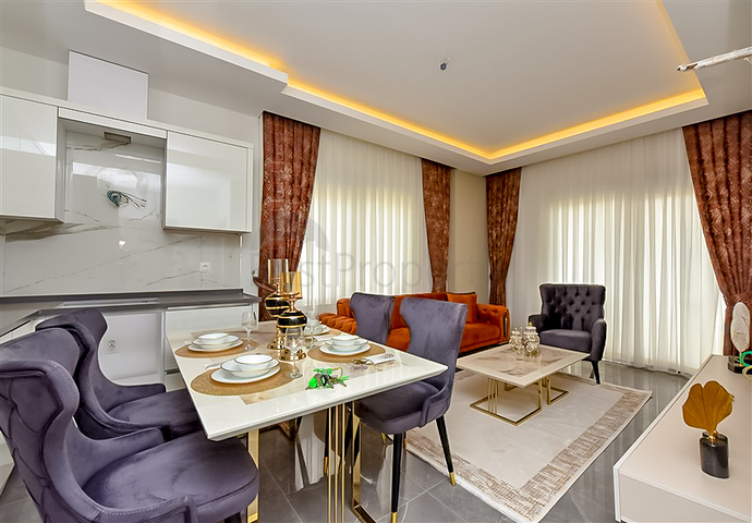 Квартира 1+1 в Обе в строящемся комплексе 