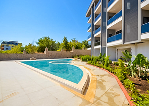 Квартира 1+1 в Обе в строящемся комплексе 