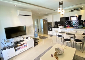 Уютная квартира типа 1+1 в элитном комплексе Авсаллара