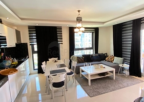 Уютная квартира типа 1+1 в элитном комплексе Авсаллара