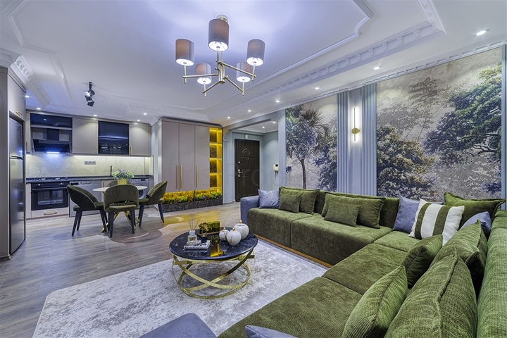 Квартира 2+1 с дизайнерским ремонтом в районе Джикджилли