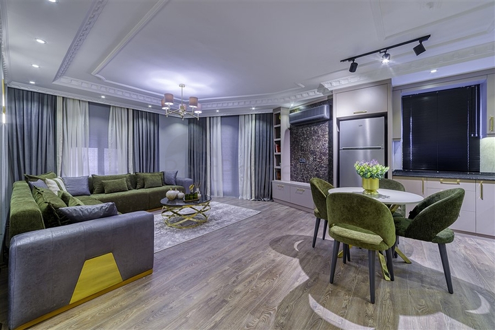 Квартира 2+1 с дизайнерским ремонтом в районе Джикджилли