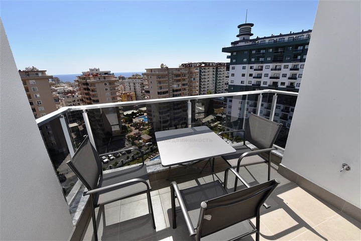 Квартира 1+1 класса люкс в районе Махмутлар