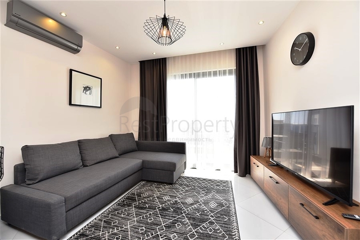 Квартира 1+1 класса люкс в районе Махмутлар