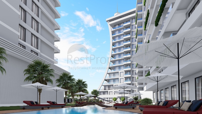 Двухкомнатная квартира в новом комплексе