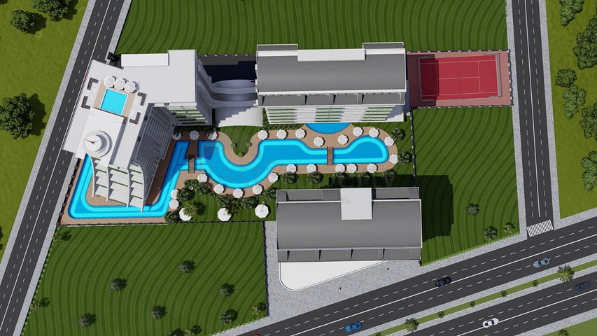 Двухкомнатная квартира в новом комплексе