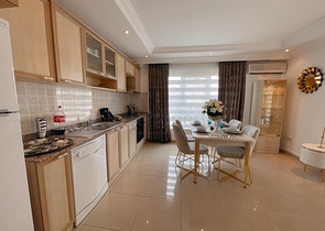 Представляет вам квартиру 2+1 в комплексе с инфраструктурой в районе Оба