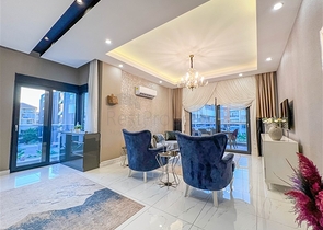 Великолепная квартира планировкой 3+1 в районе Оба