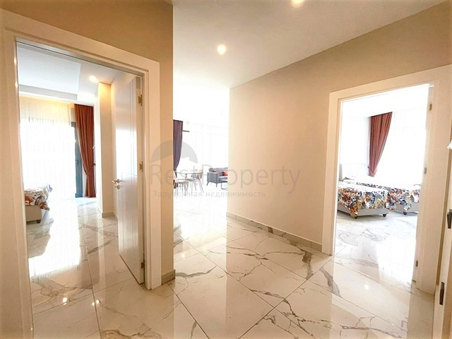 Квартира 2+1 в комплексе на первой береговой линии в Каргыджаке.