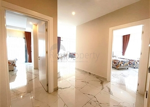 Квартира 2+1 в комплексе на первой береговой линии в Каргыджаке.