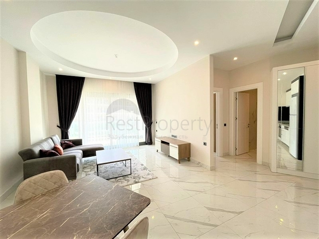 Меблированная квартира планировкой 1+1 в комплексе премиум класса