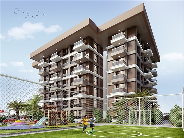 Новый строящийся комплекс в перспективном районе Газипаша