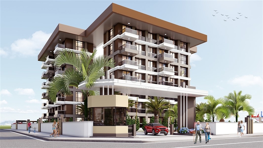 Новый строящийся комплекс в перспективном районе Газипаша