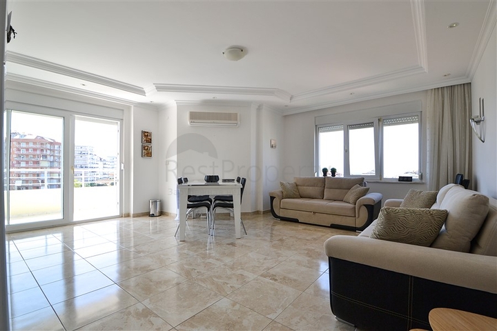 Квартира 2+1 с видом на море в районе Тосмур