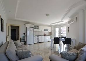 Квартира 2+1 с видом на море в районе Тосмур