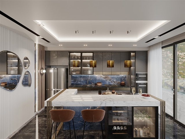 Вилла премиум-класса 4+1  в центре Алании