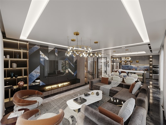 Вилла премиум-класса 4+1  в центре Алании